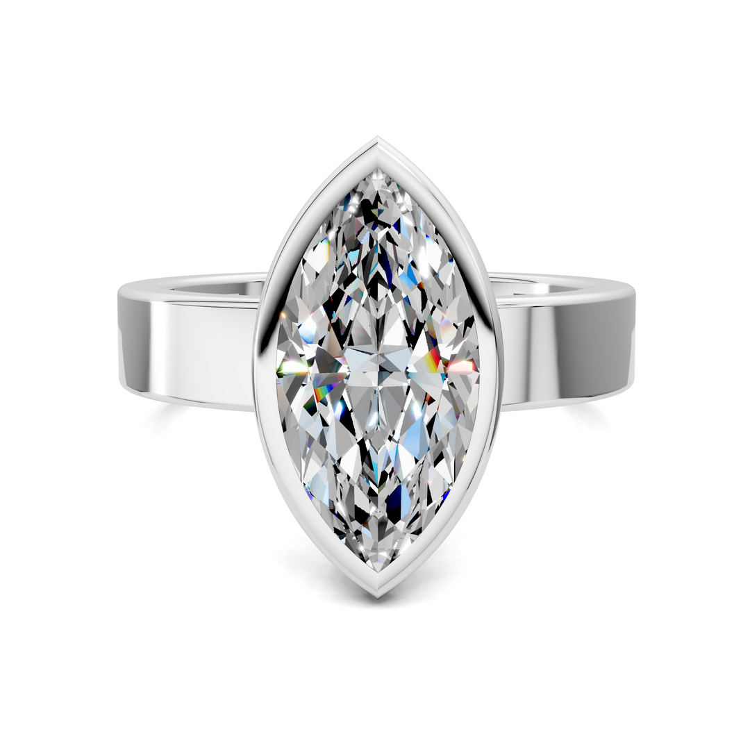 Jackie Bezel Solitaire Ring