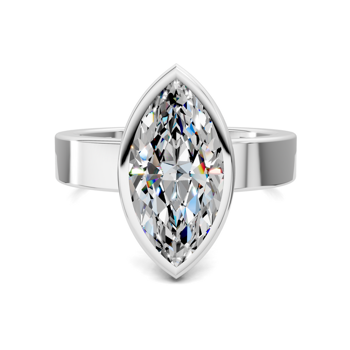 Jackie Bezel Solitaire Ring