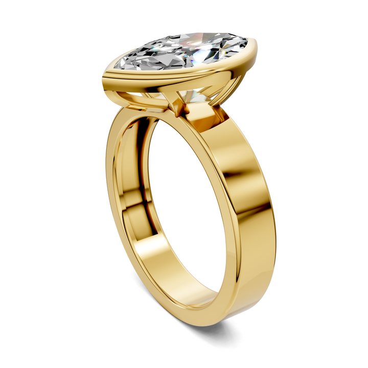 Jackie Bezel Solitaire Ring