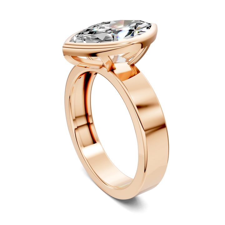Jackie Bezel Solitaire Ring