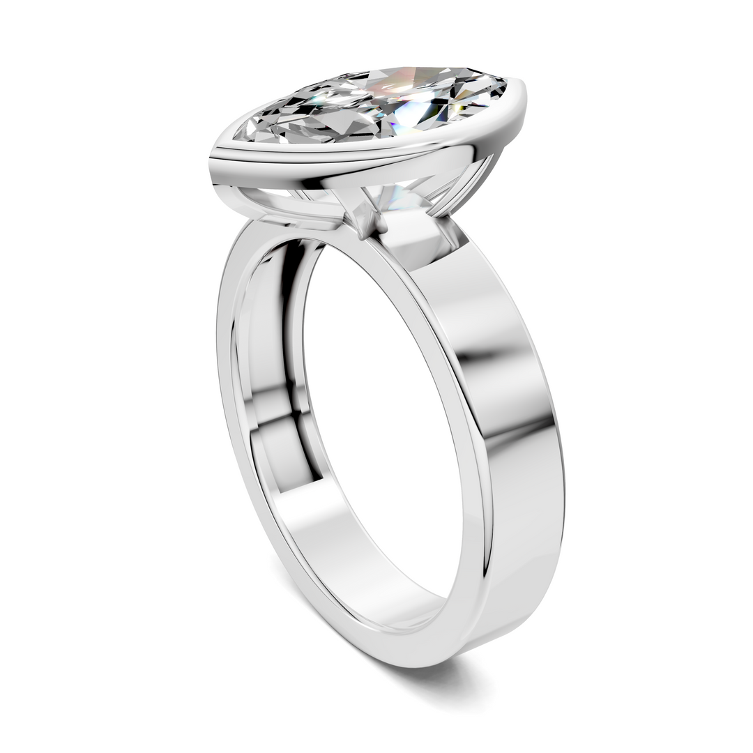 Jackie Bezel Solitaire Ring