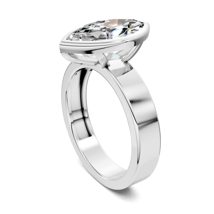Jackie Bezel Solitaire Ring