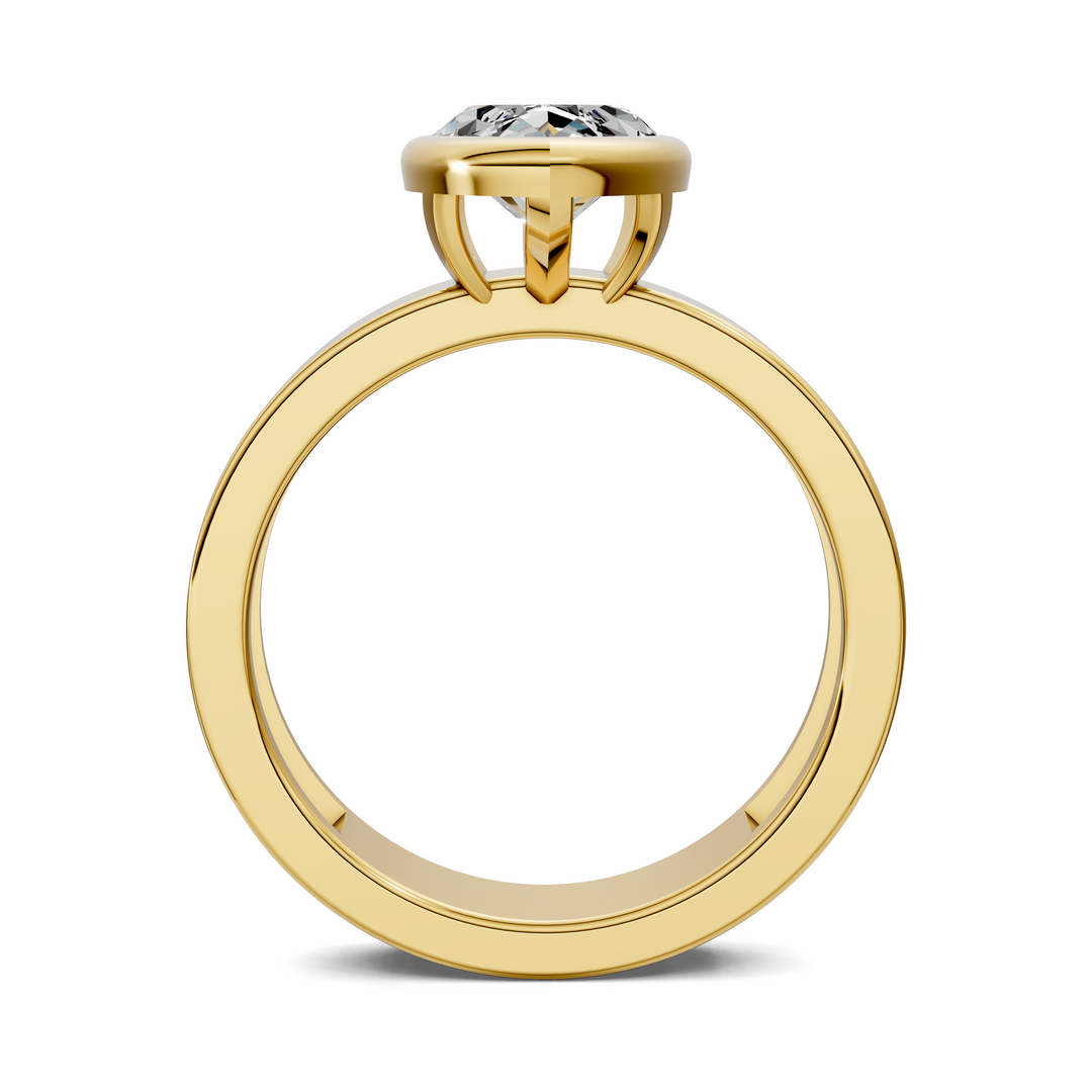 Jackie Bezel Solitaire Ring