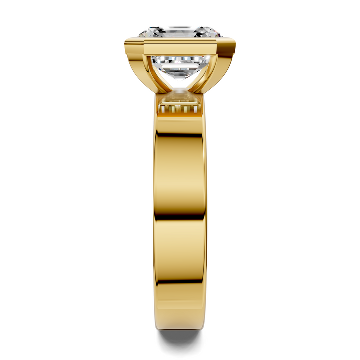 Jackie Bezel Solitaire Ring
