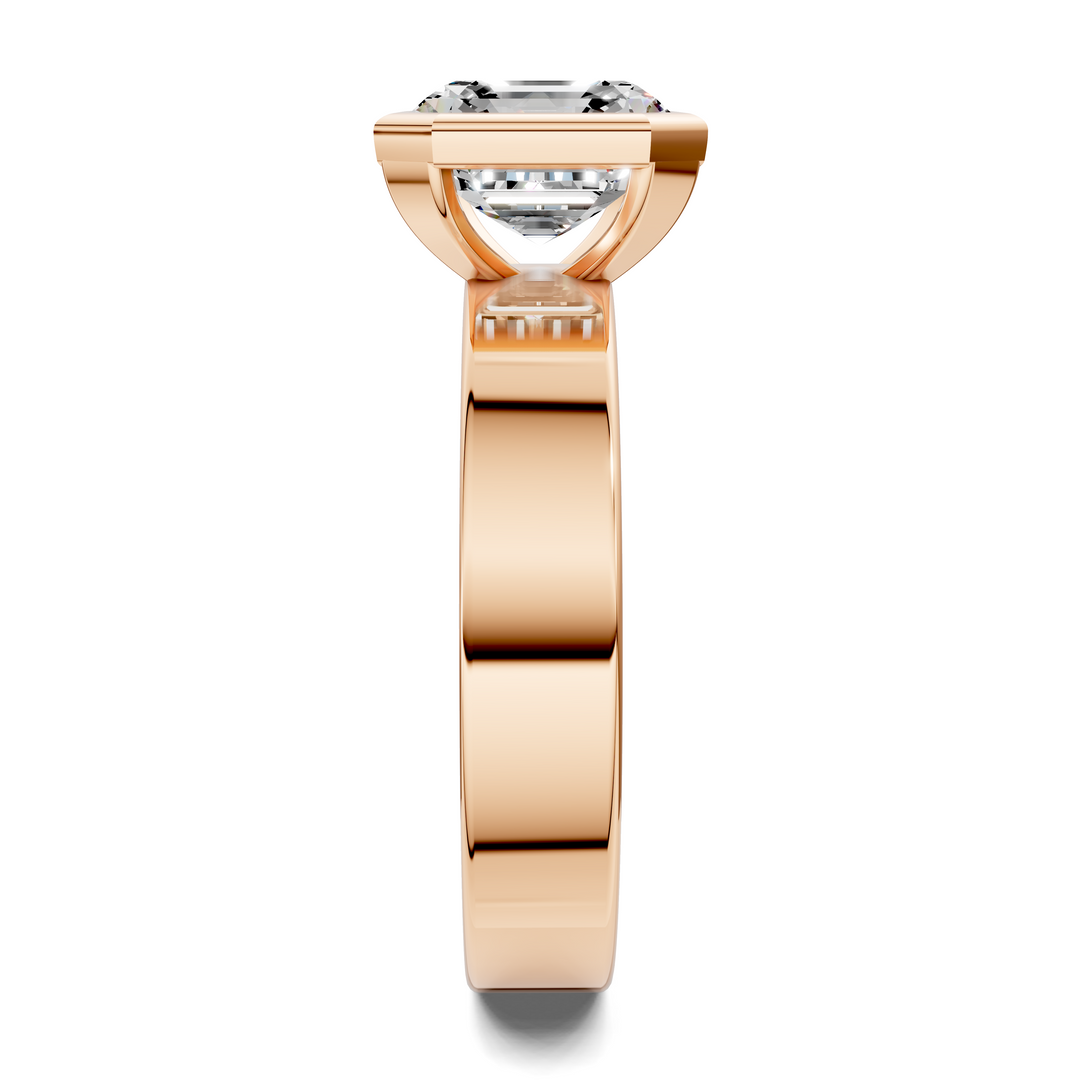 Jackie Bezel Solitaire Ring