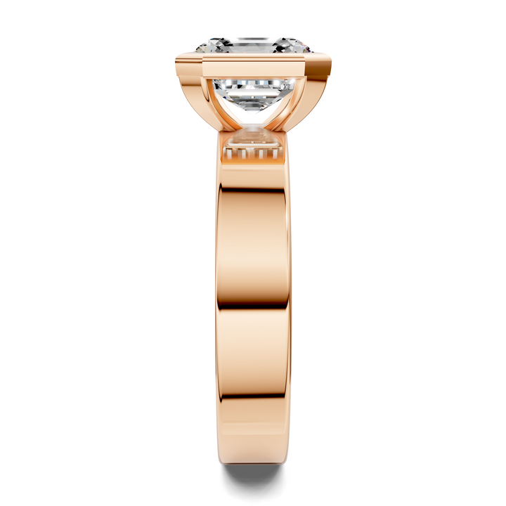 Jackie Bezel Solitaire Ring