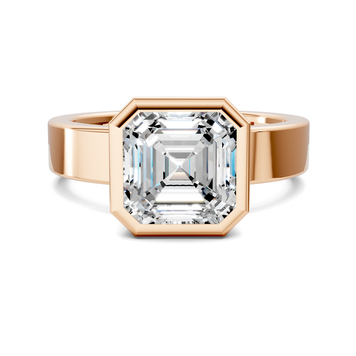 Jackie Bezel Solitaire Ring