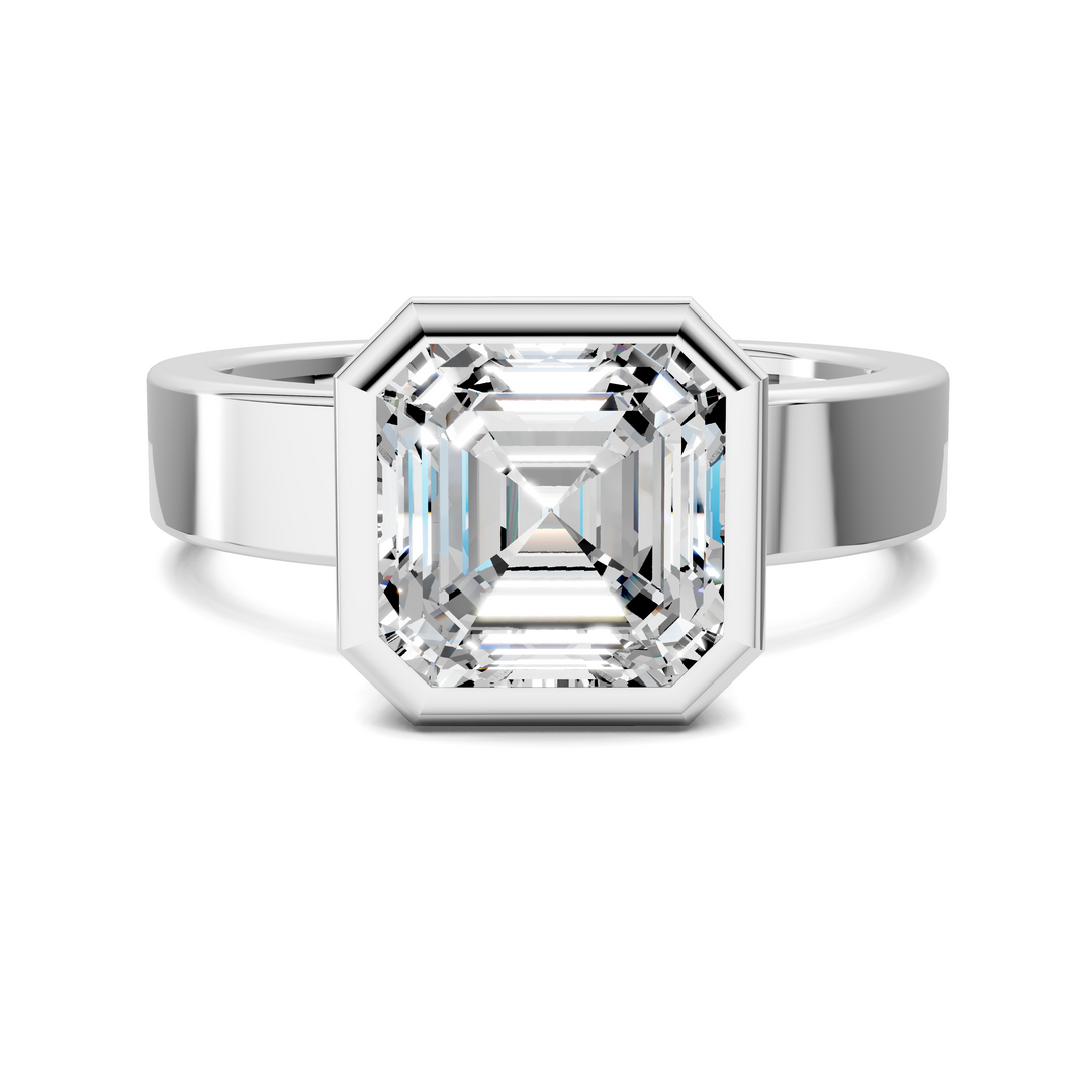 Jackie Bezel Solitaire Ring