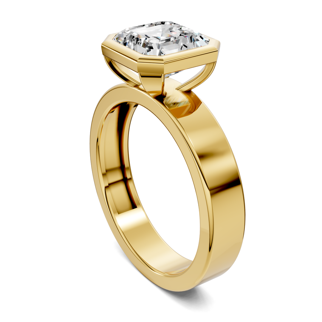 Jackie Bezel Solitaire Ring