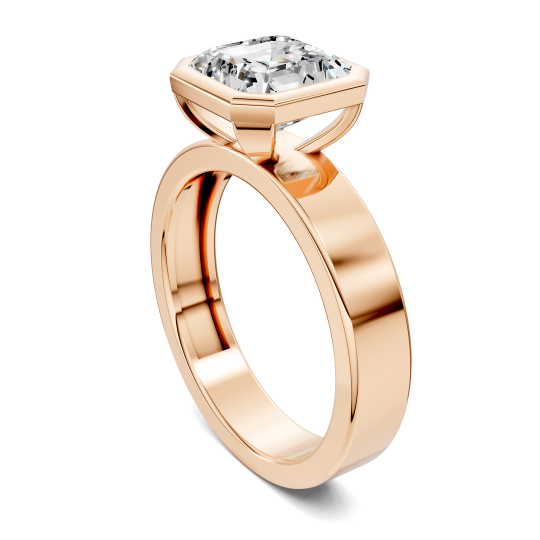 Jackie Bezel Solitaire Ring