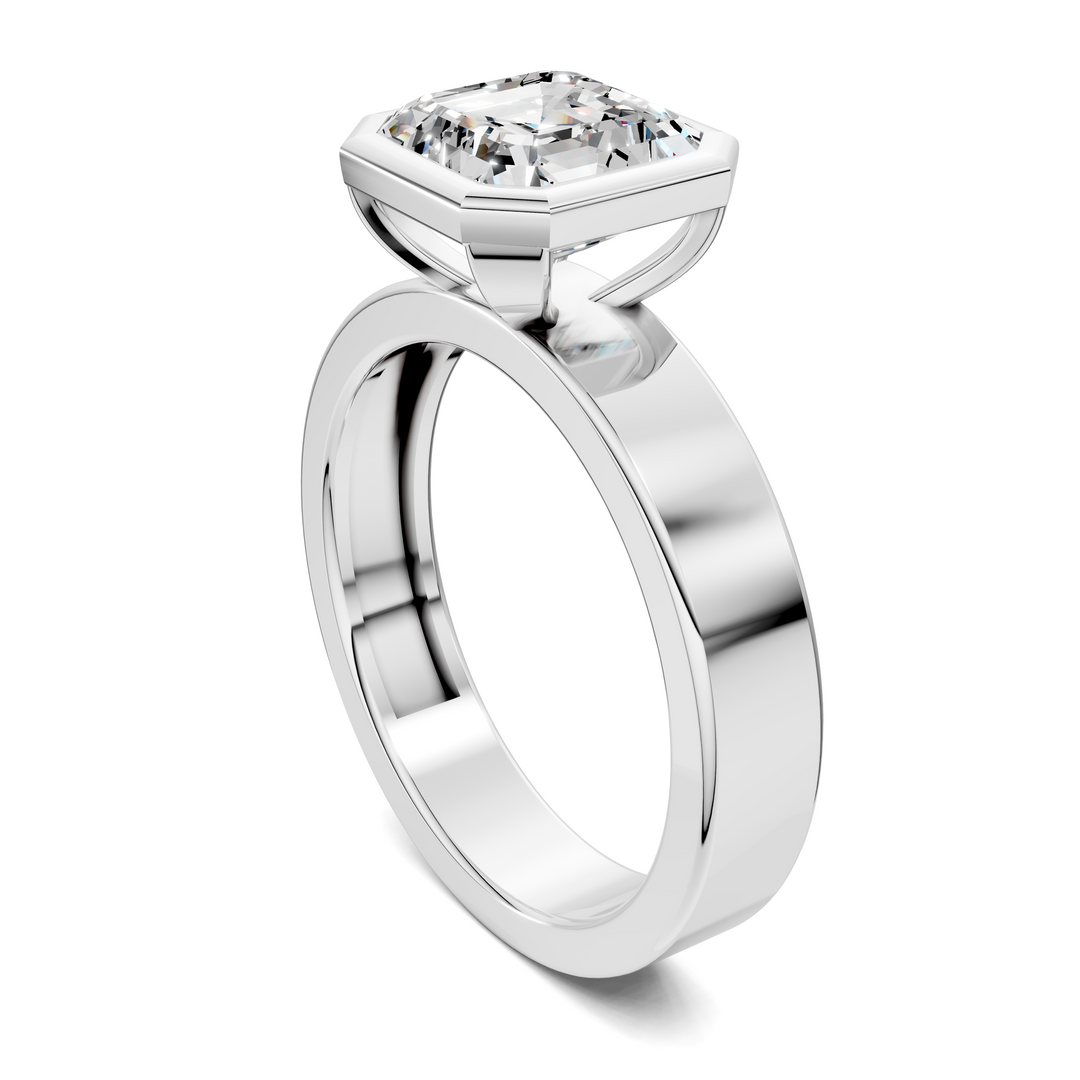 Jackie Bezel Solitaire Ring