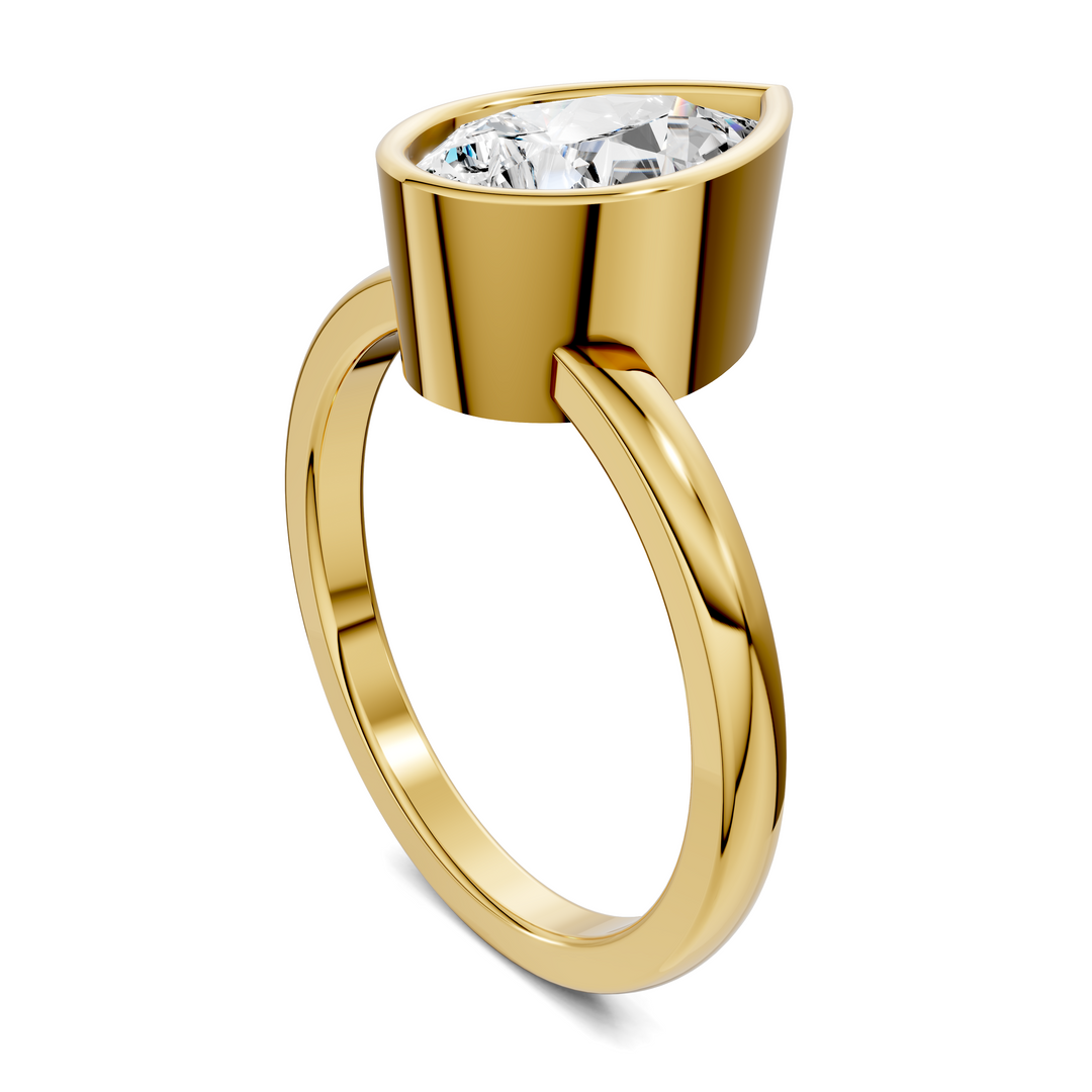 Jennie Bezel Solitaire Ring Setting