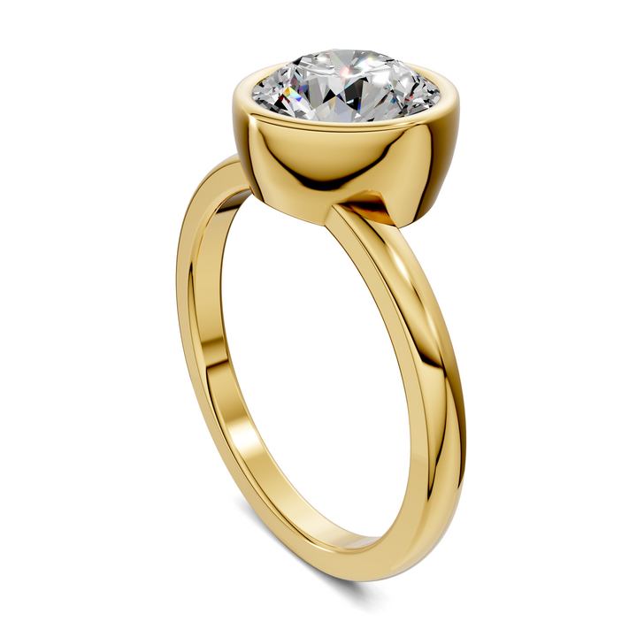 Jennie Bezel Solitaire Ring Setting