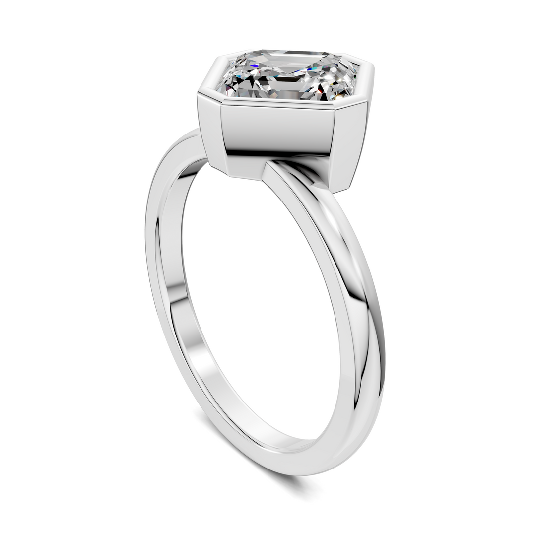 Jennie Bezel Solitaire Ring Setting