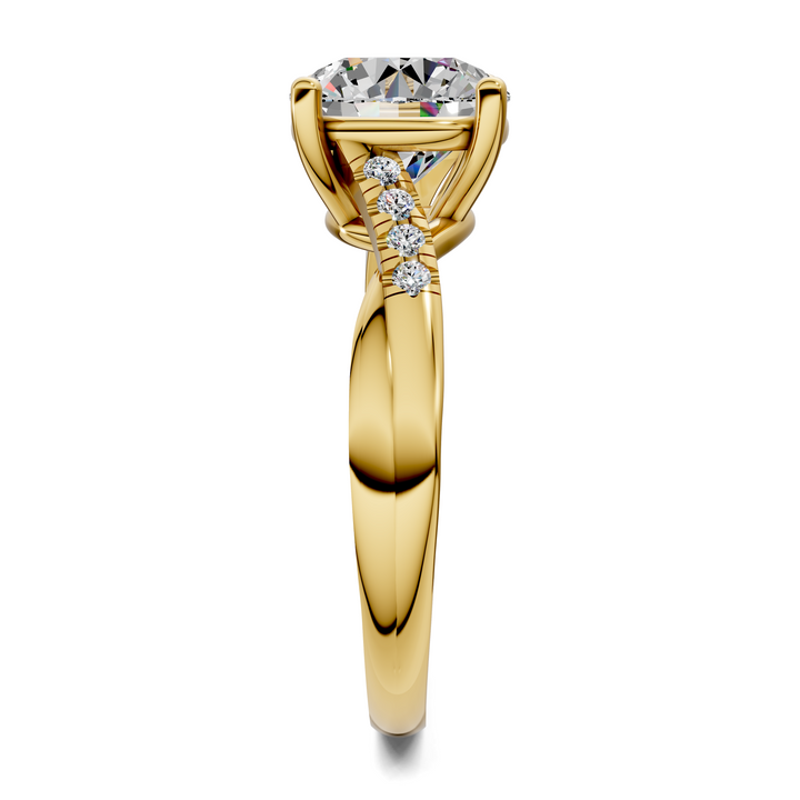 Destiny Twisted Pavé Ring