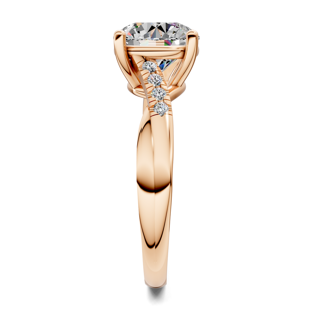 Destiny Twisted Pavé Ring