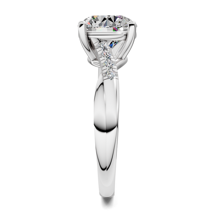 Destiny Twisted Pavé Ring