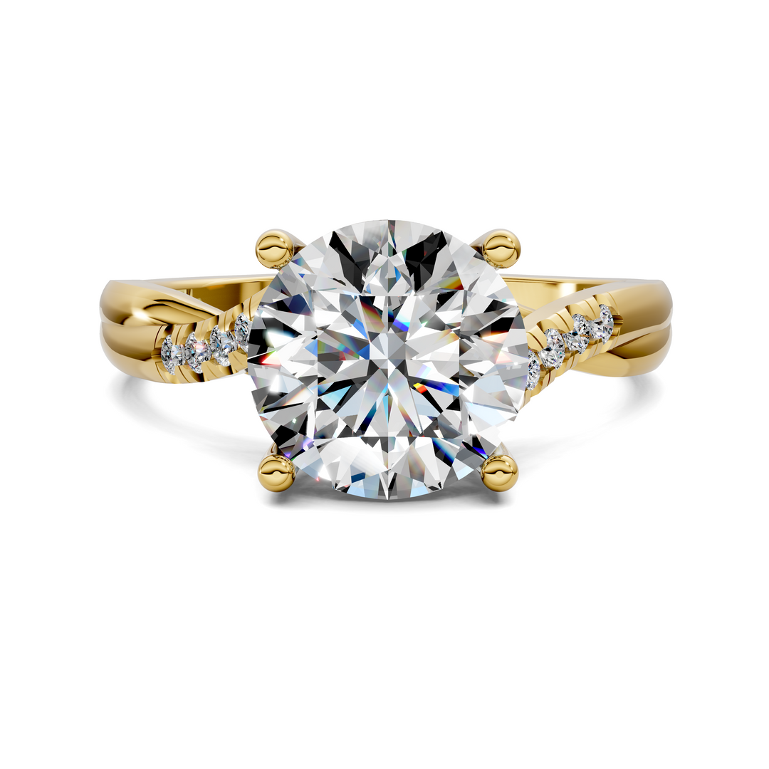Destiny Twisted Pavé Ring