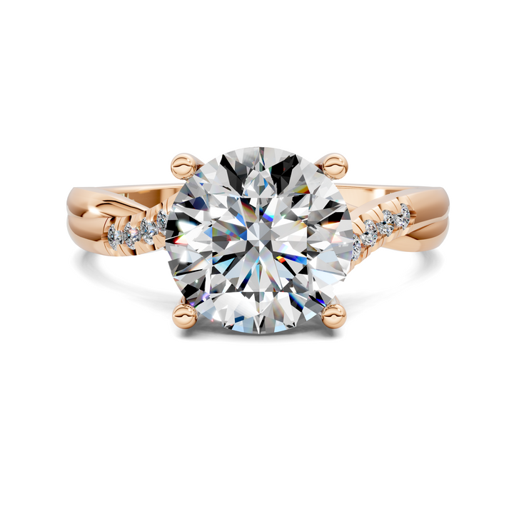 Destiny Twisted Pavé Ring