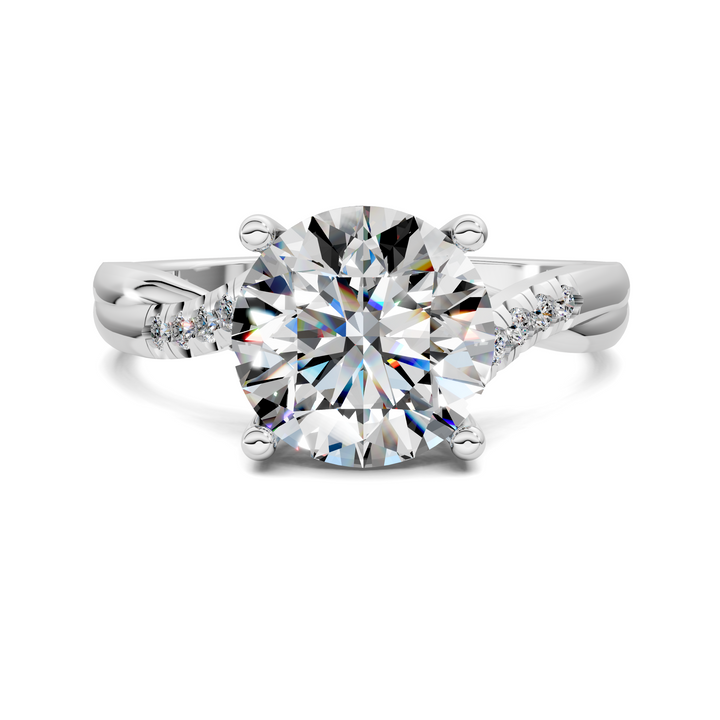 Destiny Twisted Pavé Ring