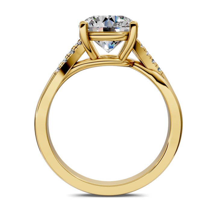 Destiny Twisted Pavé Ring