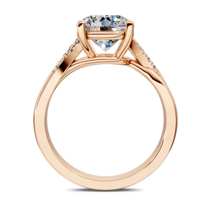 Destiny Twisted Pavé Ring