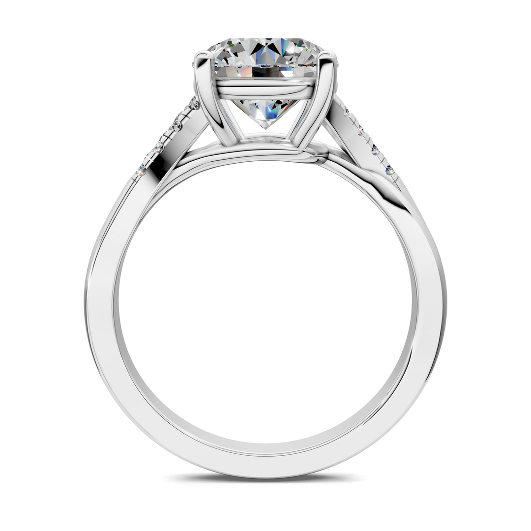 Destiny Twisted Pavé Ring