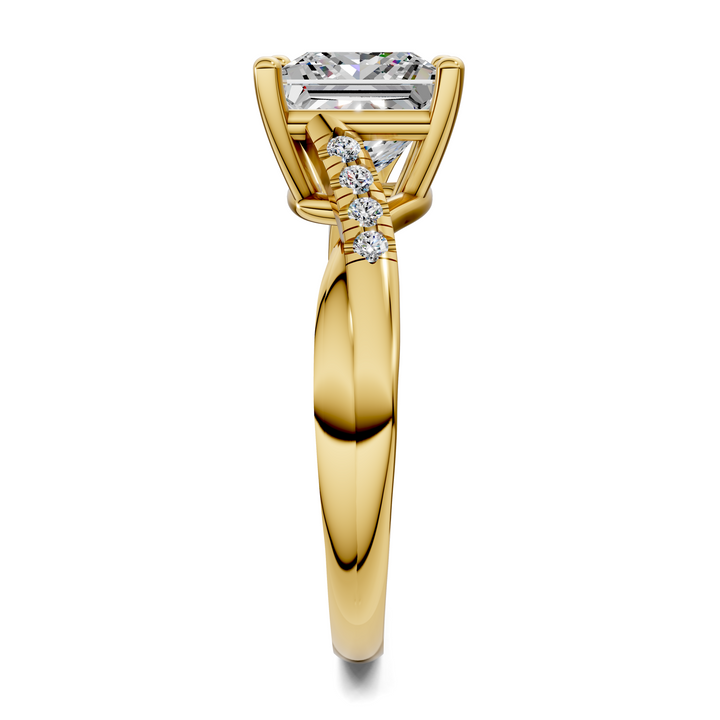 Destiny Twisted Pavé Ring
