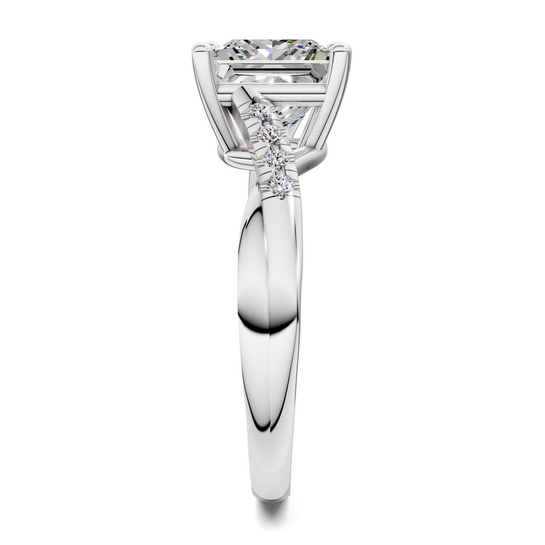 Destiny Twisted Pavé Ring