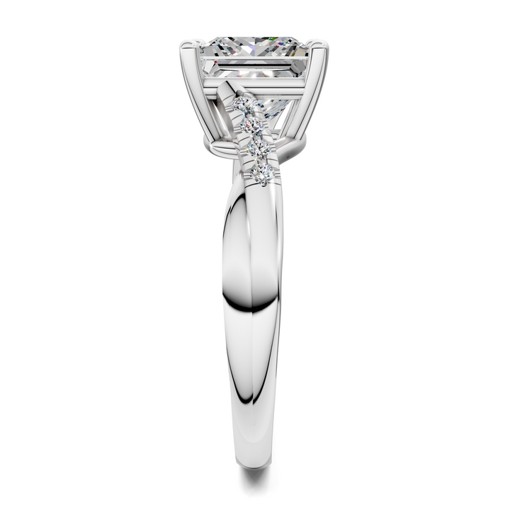 Destiny Twisted Pavé Ring