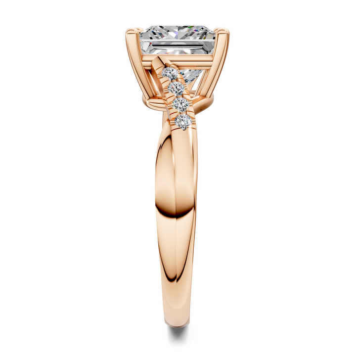 Destiny Twisted Pavé Ring