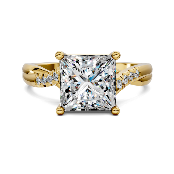 Destiny Twisted Pavé Ring