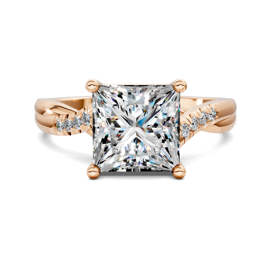 Destiny Twisted Pavé Ring