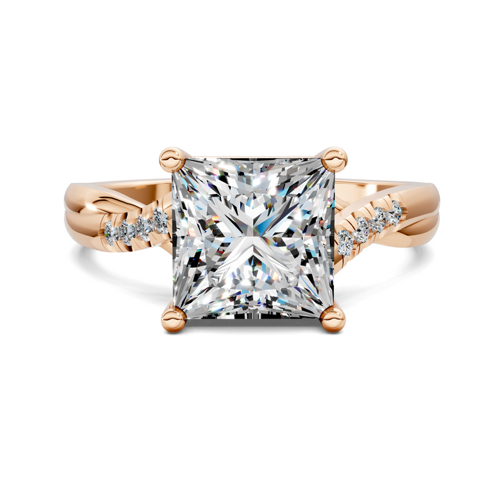 Destiny Twisted Pavé Ring