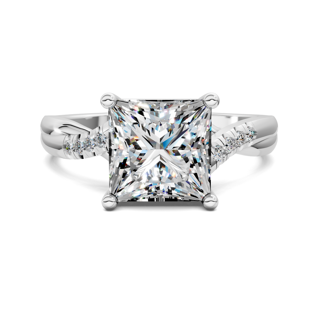 Destiny Twisted Pavé Ring