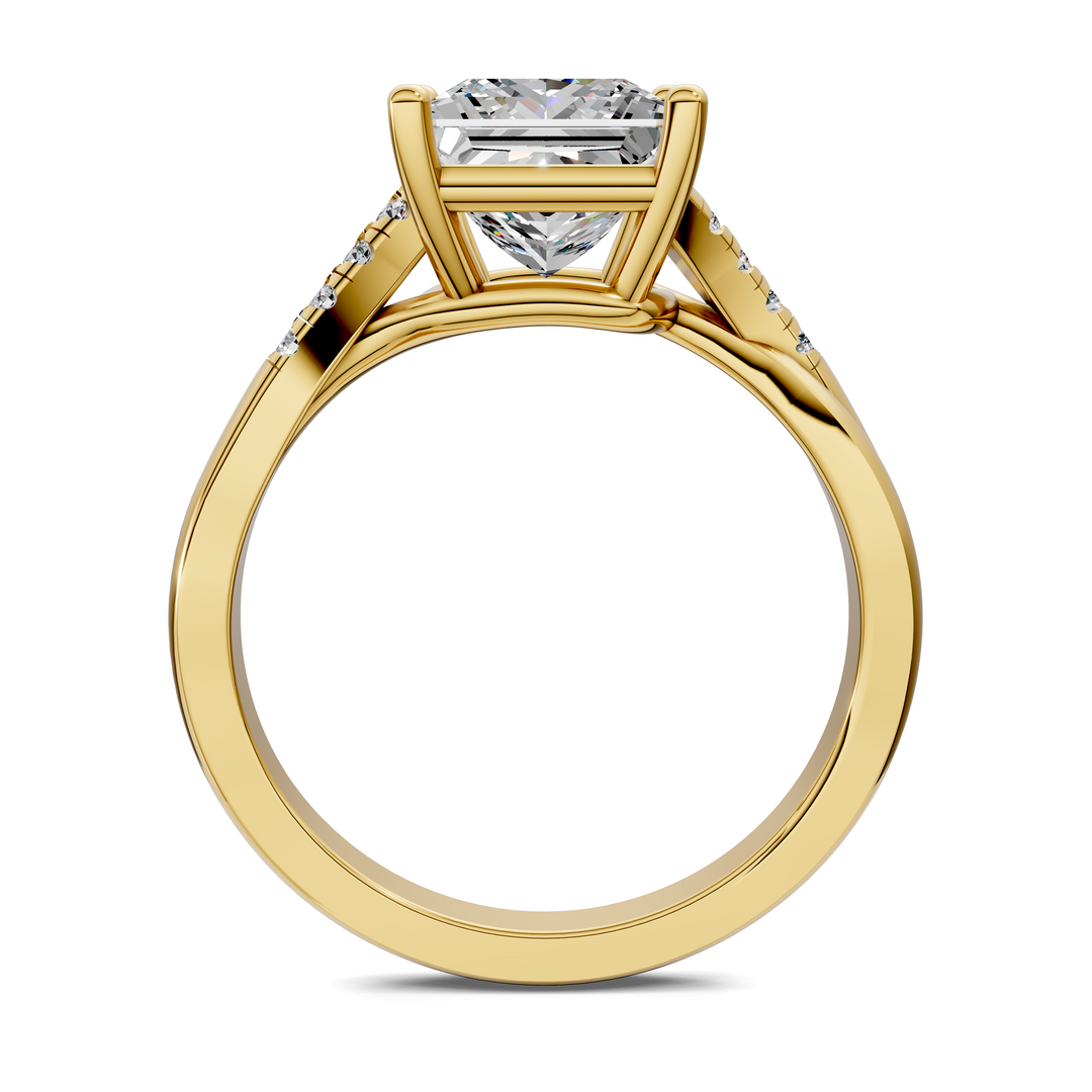 Destiny Twisted Pavé Ring