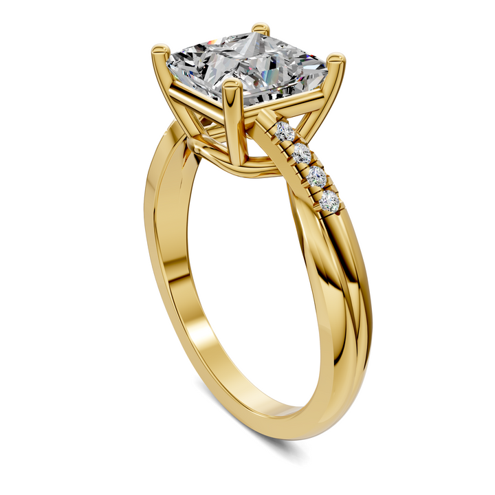 Destiny Twisted Pavé Ring