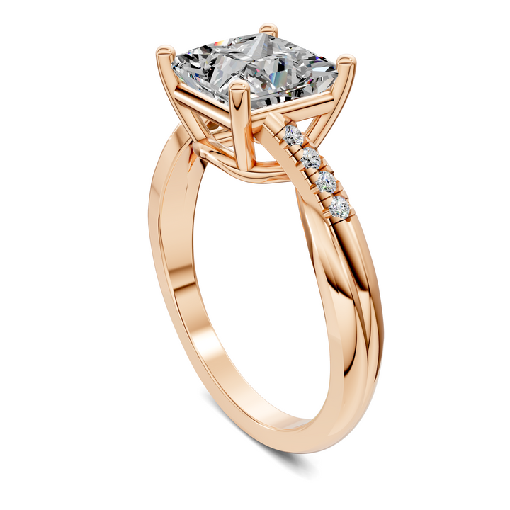 Destiny Twisted Pavé Ring