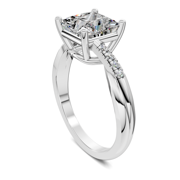 Destiny Twisted Pavé Ring