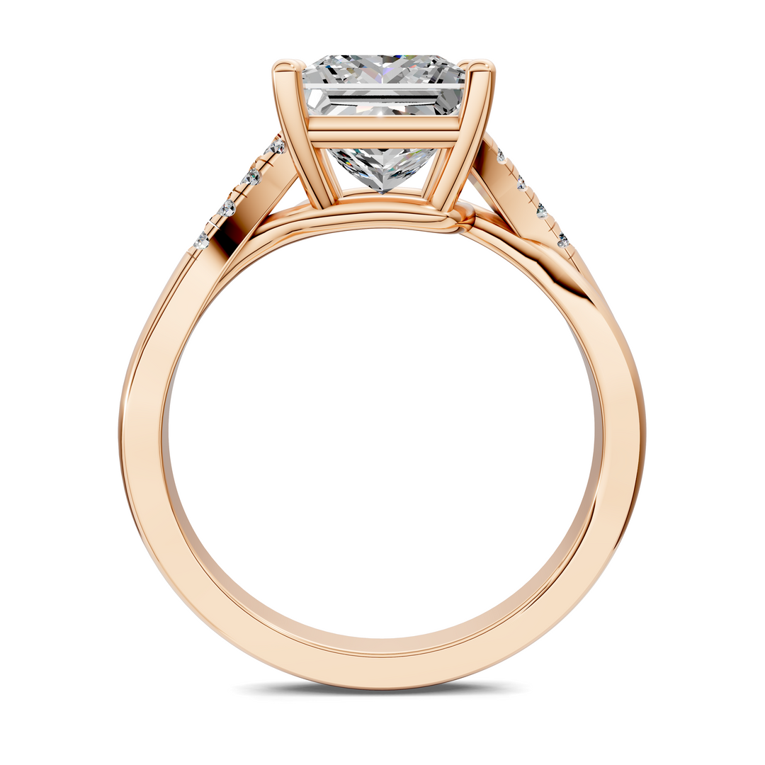 Destiny Twisted Pavé Ring