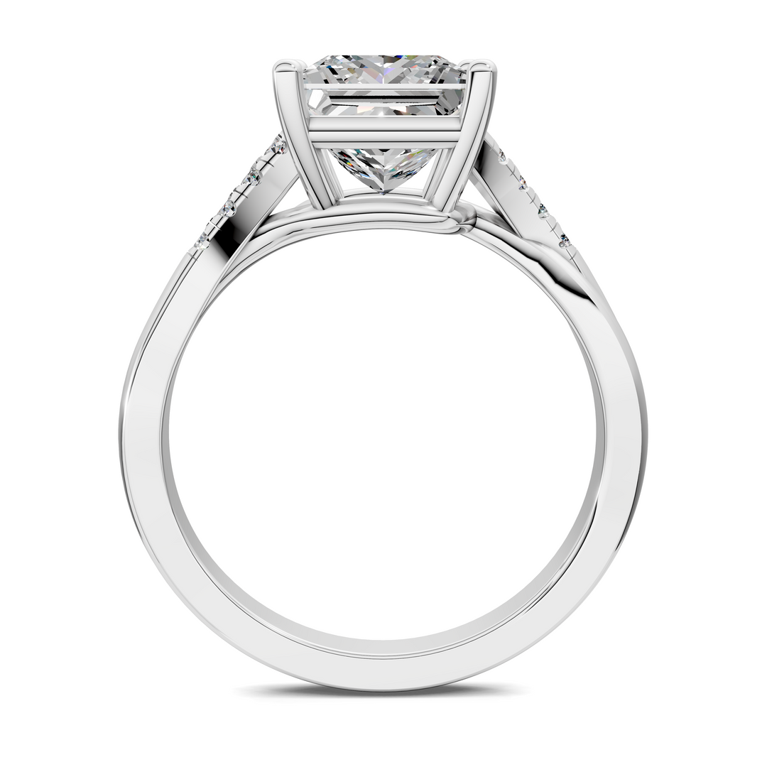 Destiny Twisted Pavé Ring