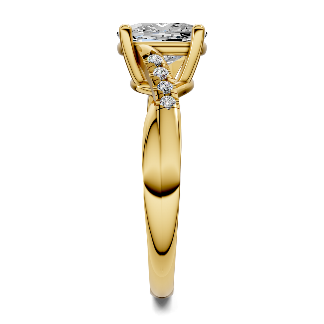 Destiny Twisted Pavé Ring