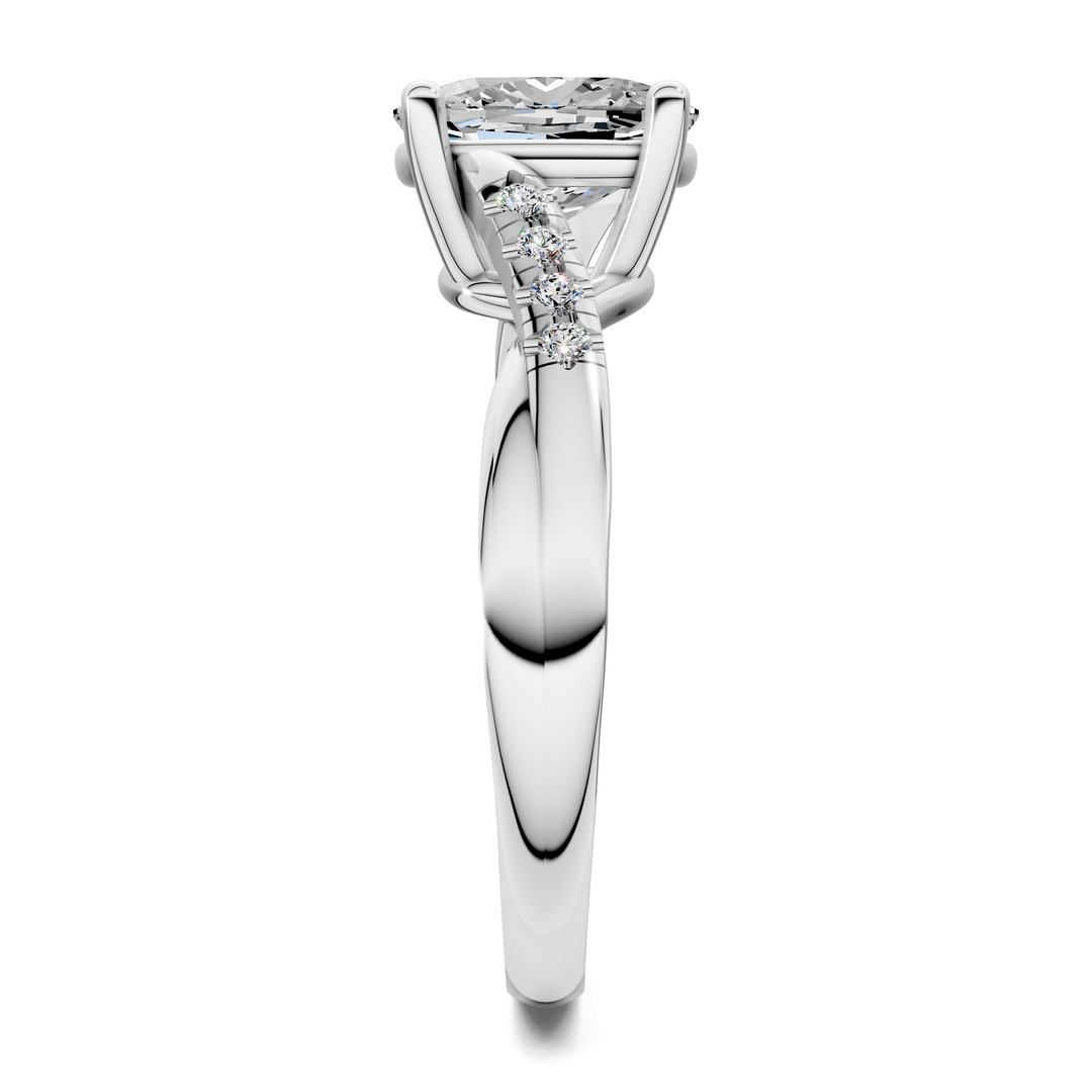 Destiny Twisted Pavé Ring