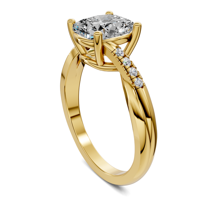 Destiny Twisted Pavé Ring