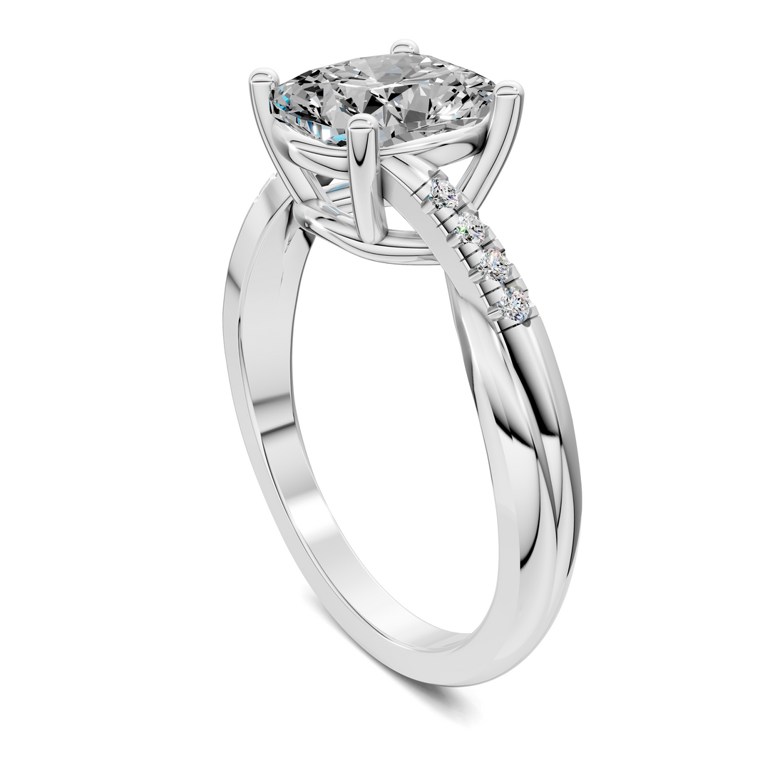 Destiny Twisted Pavé Ring
