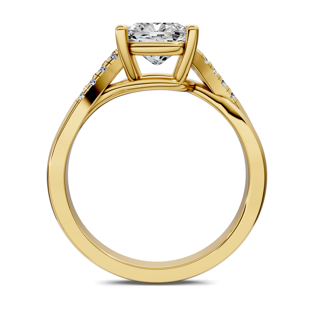 Destiny Twisted Pavé Ring