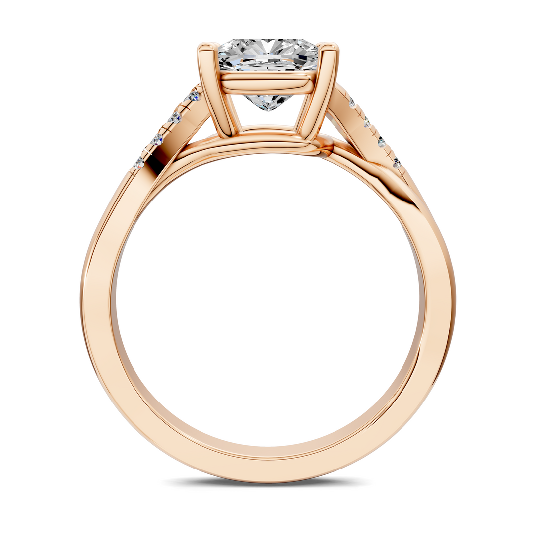 Destiny Twisted Pavé Ring