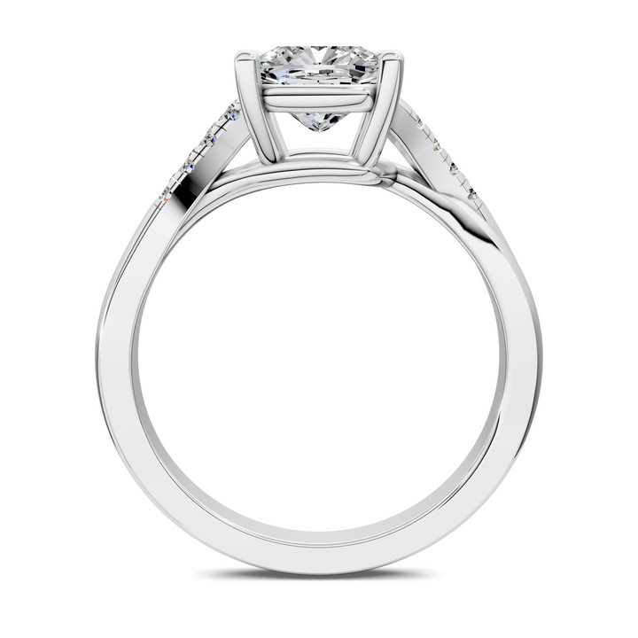 Destiny Twisted Pavé Ring