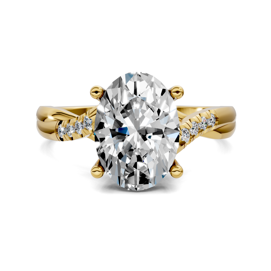 Destiny Twisted Pavé Ring