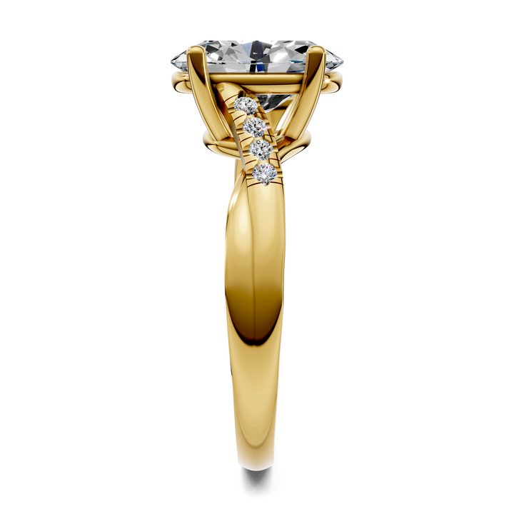 Destiny Twisted Pavé Ring